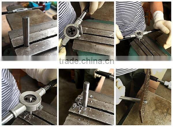 Europe cutting tools 8pc die set Hand tool threading dies In Blister card