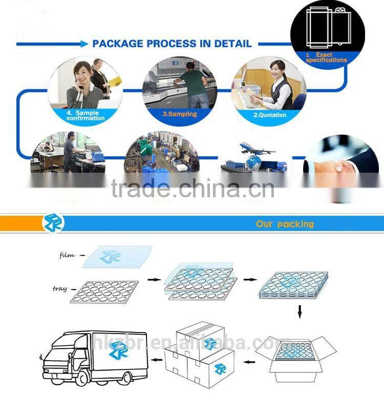 Fashionable design custom pet blister tray packaging