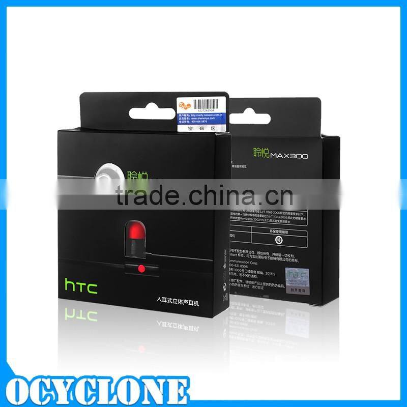 Microphone Bass Smart Phone Earpieces Wired Earbuds Headphone for HTC MAX300