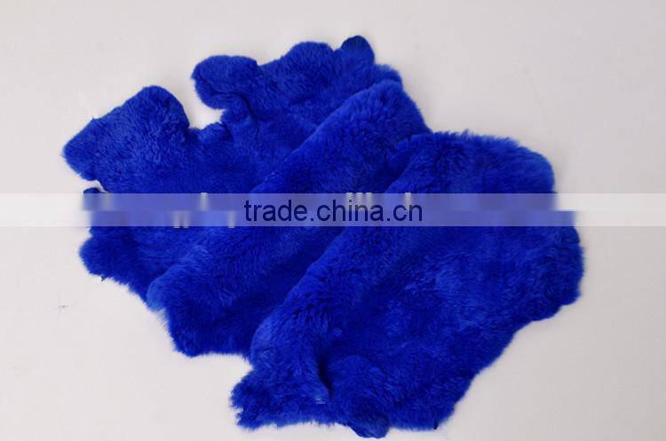 Real Fur Skin / Rex Rabbit Dyed Colors / Rex Rabbit Fur Skin For Coat