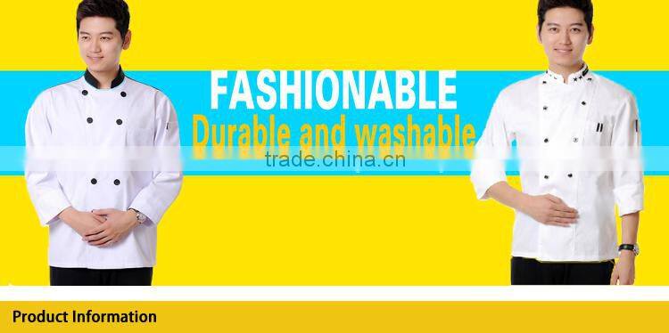 New fashion poly cotton women sexy chef uniform