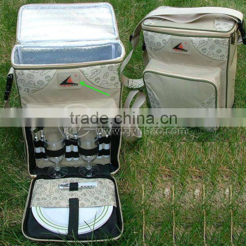 2012 Latest Fashion Spring Color Two Persons Picnic Bag