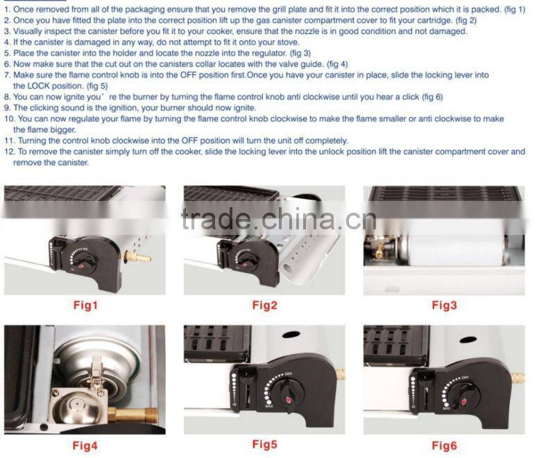 High quality CE approval gas burners for bbq