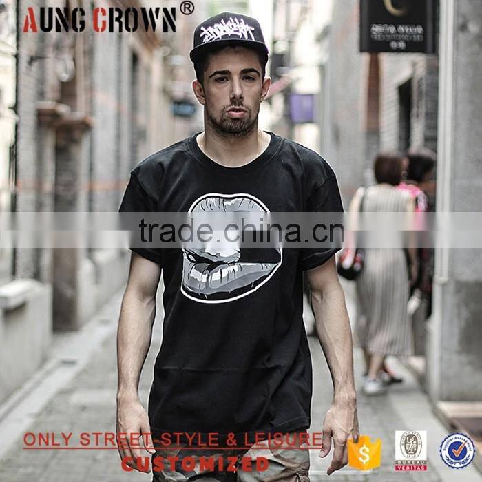 Fashion New Style Soft Cotton T Shirts Logo With Screen Printing
