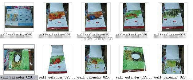 wall spiral bound calendar