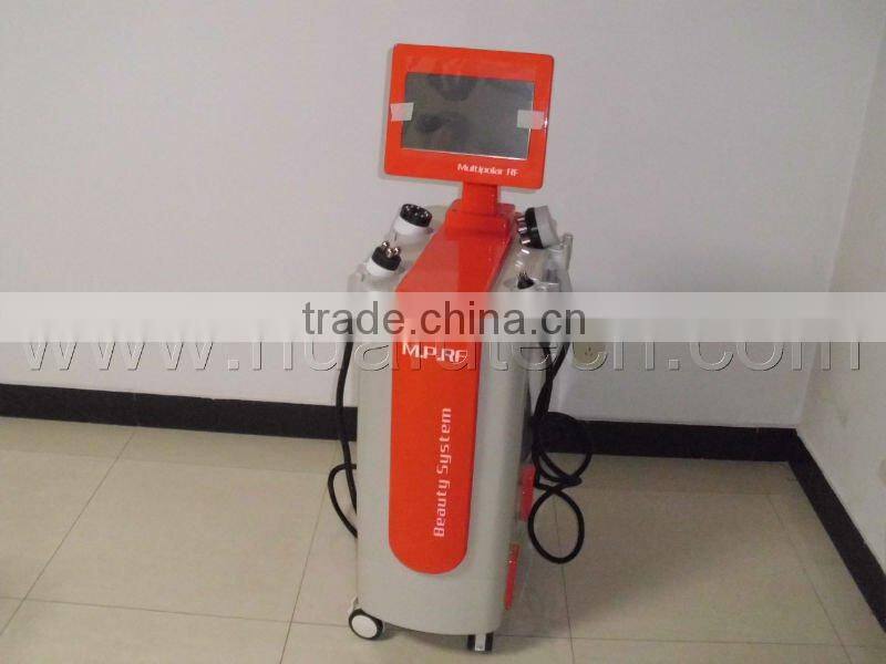 rf machine with vacuum multi-polar 4 handles