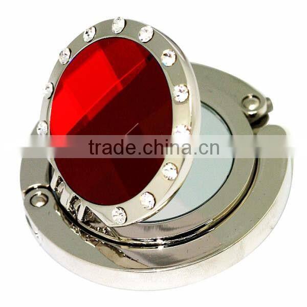 2016 New Rose Flower scarf Folding Purse Handbag Bag Accessories/ Table top bag holder tea bag Hanger