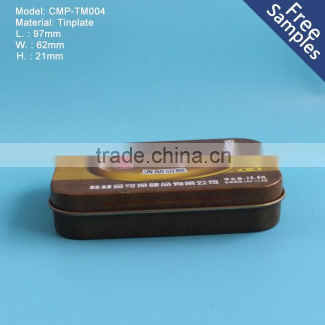 Custom order square metal tin,candy tin box