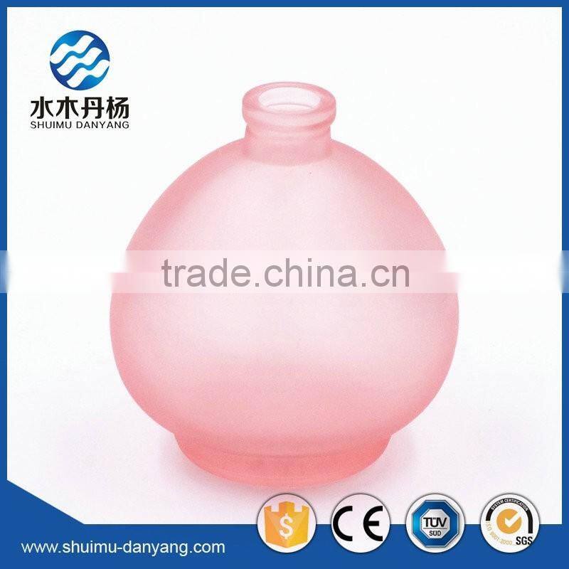 Unique 50ml round glass perfume bottle