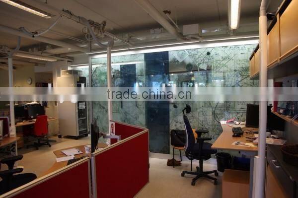 Factory Price Frosted Glass Decoration Office Partition Glass Wall