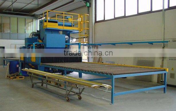 Roller Conveyor Plate/Sheet Rust Sandblast Removal Equipment