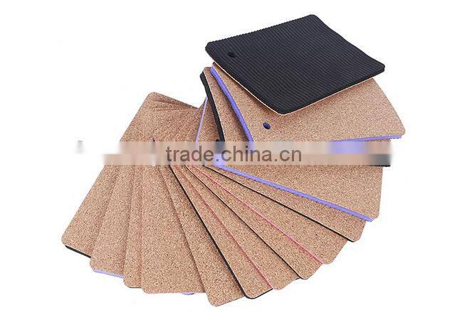 New design hot selling CORK TPE yoga mat customized