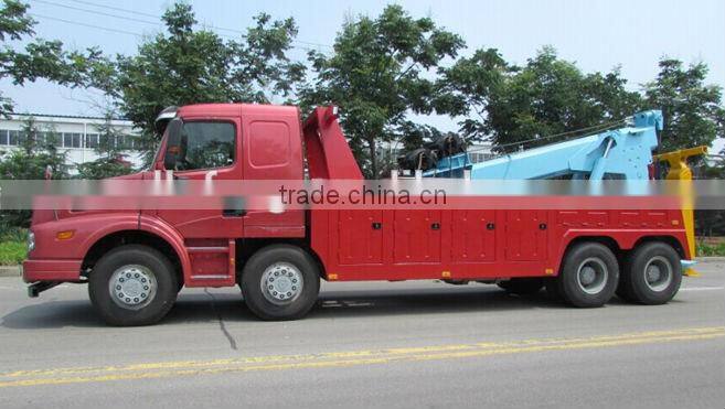 2014 New Product SINOTRUK HOWO chassis 8*4,20 ton integrated recovery vehicle tow truck for sale