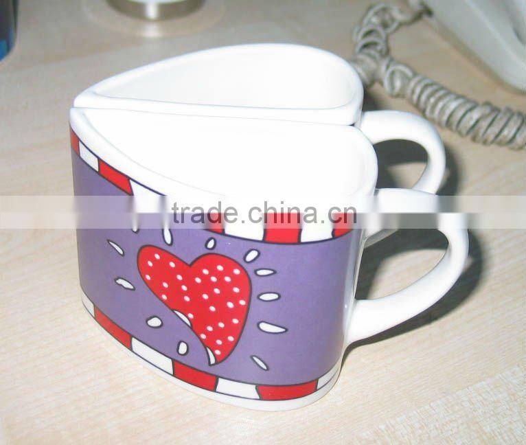Football Shape Mug,stoneware football mug