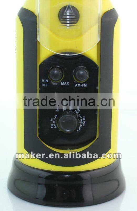 Multi Function Dynamo Flashlight with AM/FM Radio Emergency Siren