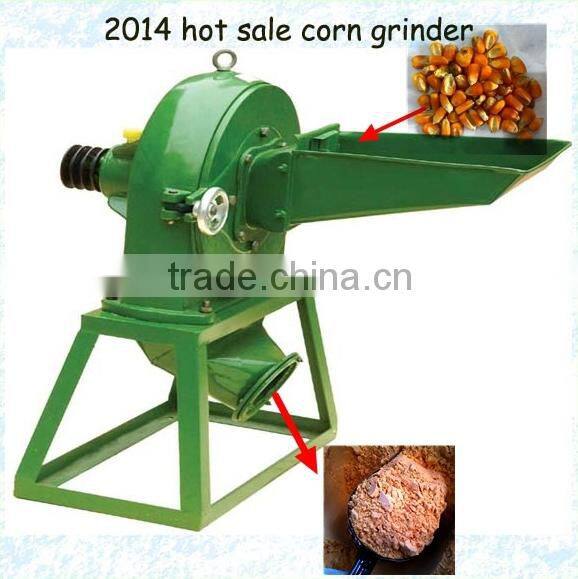 grain hammer mill run by tractor
