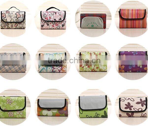 2016 Newest Outdoor waterproof folding picnic blanket / portable picnic blanket / camping picnic mat