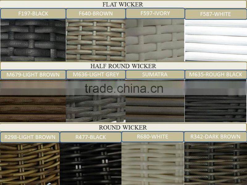 Synthetic Wicker Poly Rattan Sun Lounger Furniture