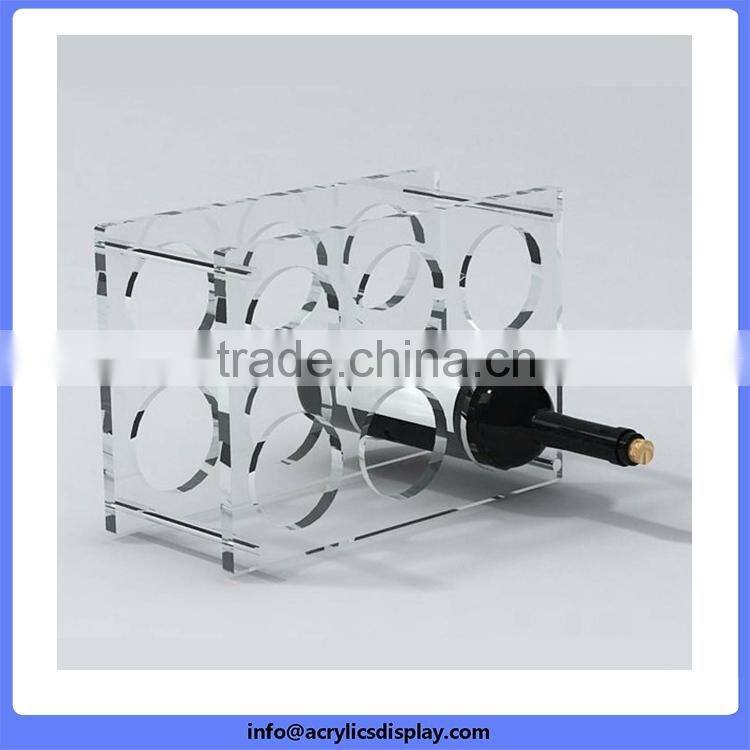 The Newest Crazy Selling acrylic plastic wine display rack
