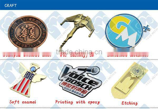 custom made tie clip with design/size/colour/shape