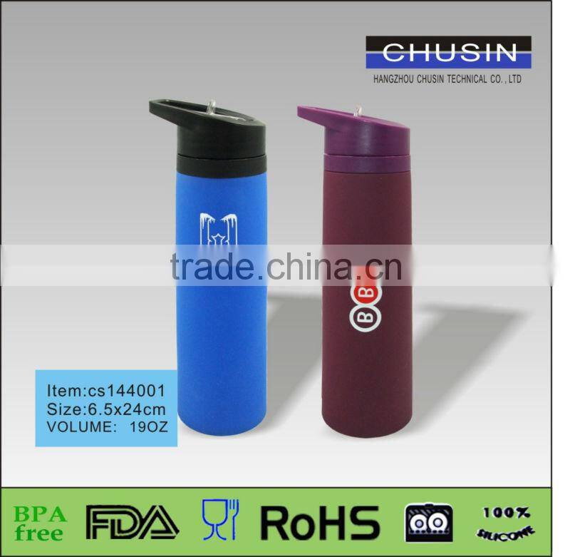 2014 New Eco Squeeze Silicone Water Bottle