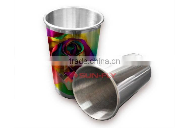 2016 OEM New 18oz. Stainless Steel Silver Cone Mug