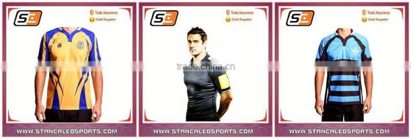 Stan Caleb Specialized 100% polyester made sublimation custom rugby jersey Spandex rugby unfiroms
