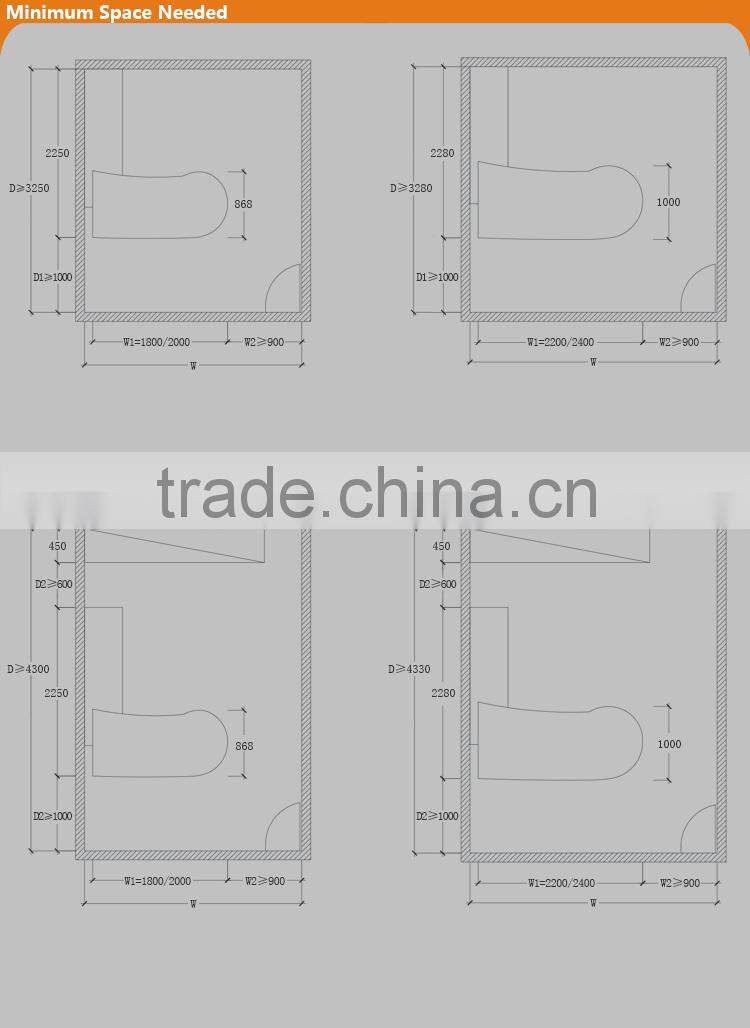 2016 Latest Deisgn CE&UL Certified Curved Office Desk