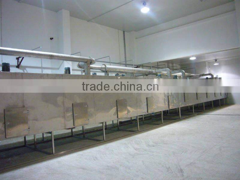 Continuous belt dryer