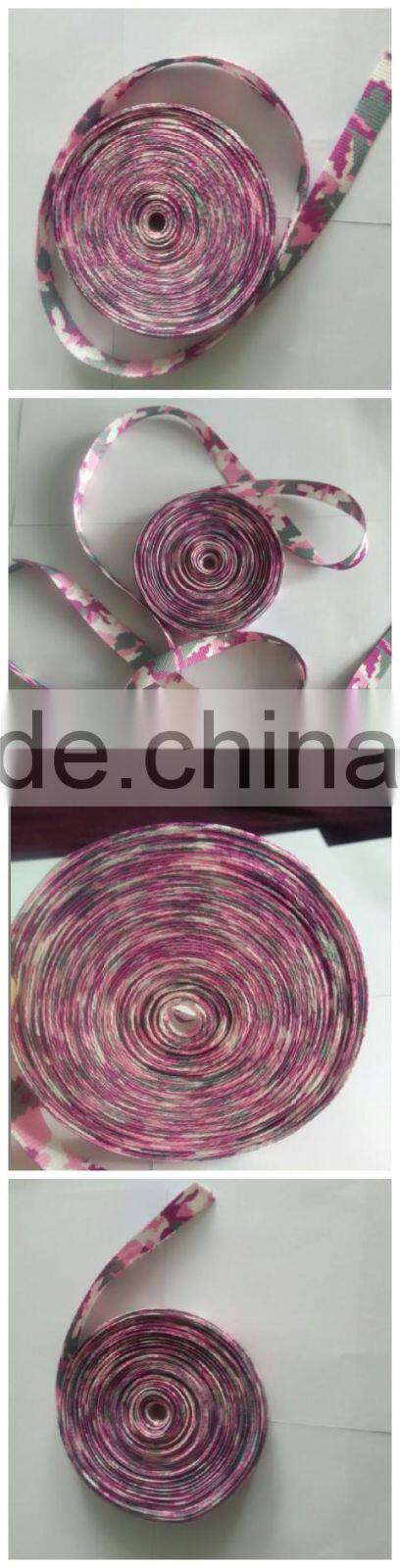 Alibaba China hotsale heat transfer printing polyester webbing
