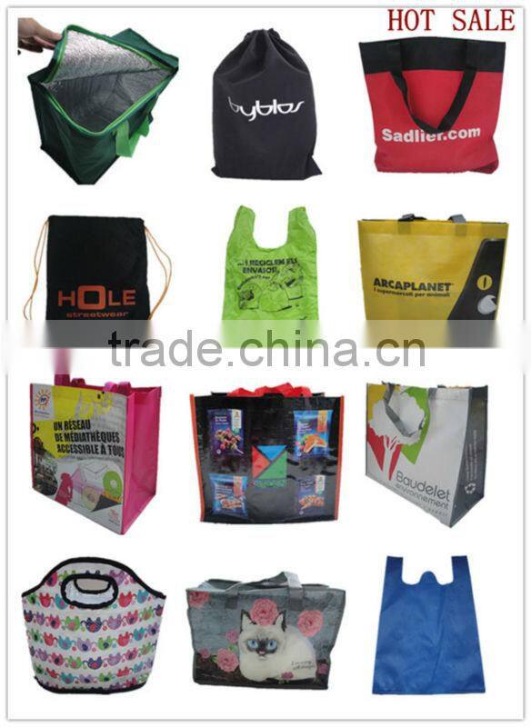 "penuins" Ping Gu lovery reusable pp woven shopping bags/For shopping