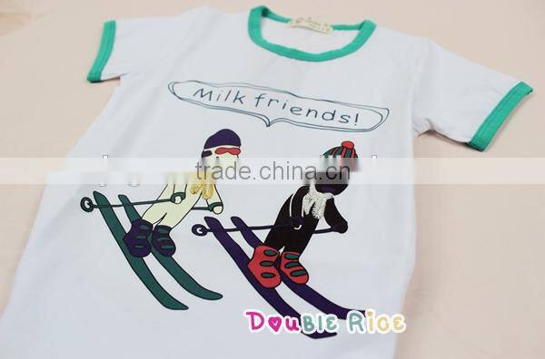 Customized wholesale bulk cheap printing t-shirts for kids