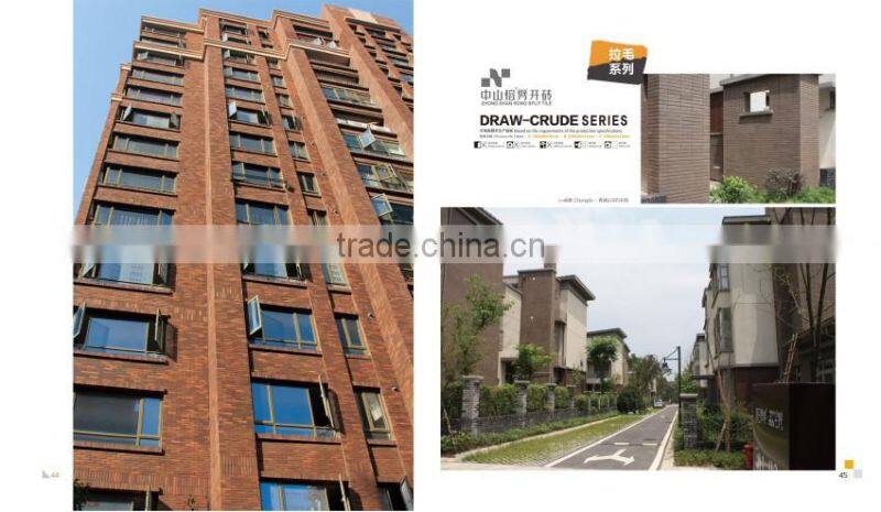 split bricks for exterior wall skirting tile