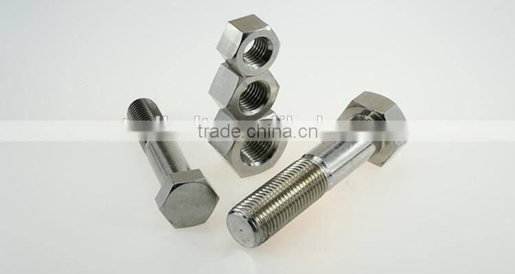 Decorative full M10 DIN975 hot dip galvanized bolt and nut