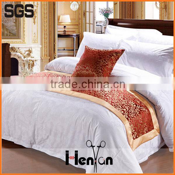 wholesale custom hotel bed runner design