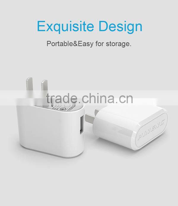 5V Mobile Phone USB Charger Adapter For Iphone UL FCC CE Approved