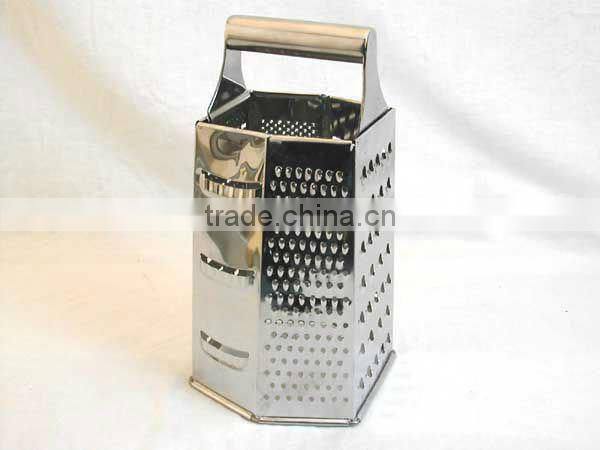 stainless steel six side grater