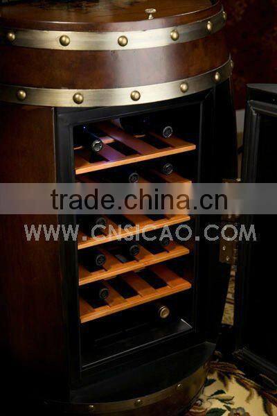 New Style Barrel furniture wooden fridge