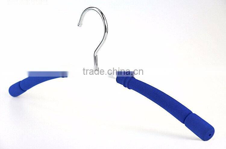 Strong Colorful Metal Clothes Hanger with Foam Padded, Non Slip