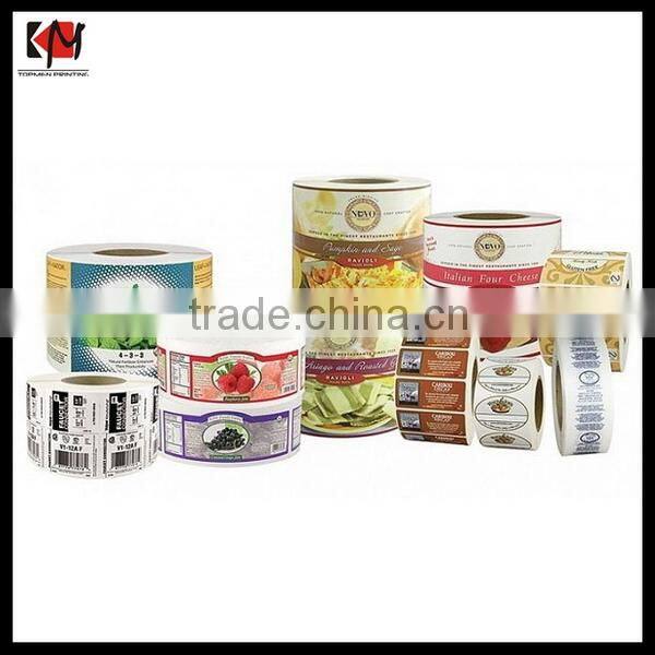 High quality hot selling custom self adhesive roll sticker labels