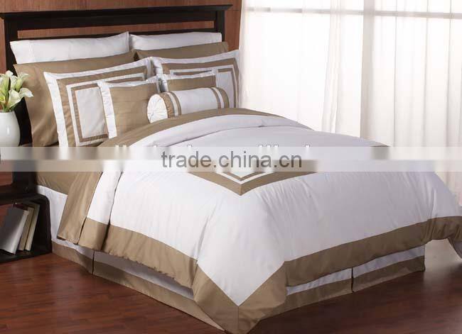 Hotel Embroidery design bed sheet, embroidery Pillow Case, Embroidery Duvet Cover