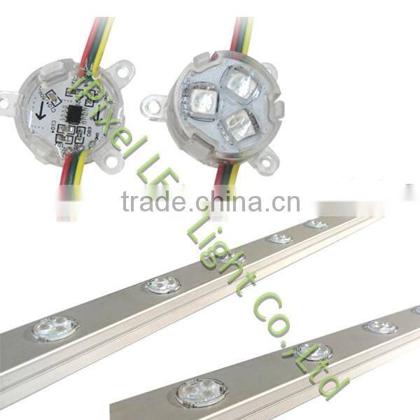 waterproof dc12v digital ws2801 30mm led pixel for sign