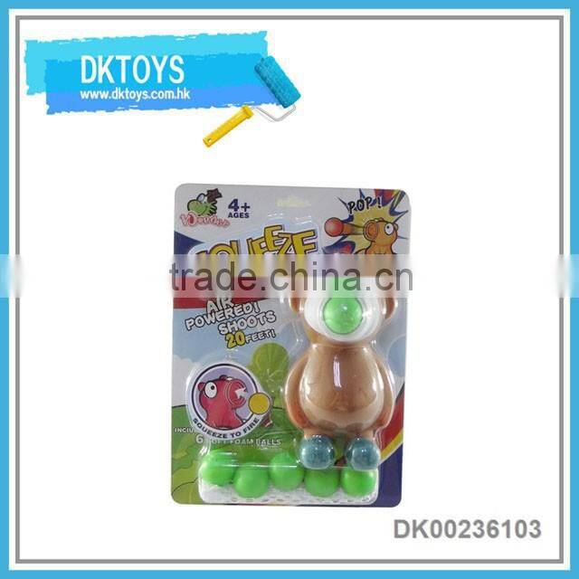 Funny design 6" ejection ball spueeze ball toy to kids