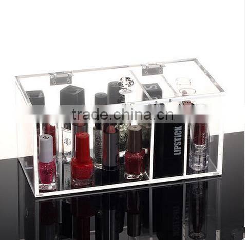 with lid cosmetic plastic box ,storage box