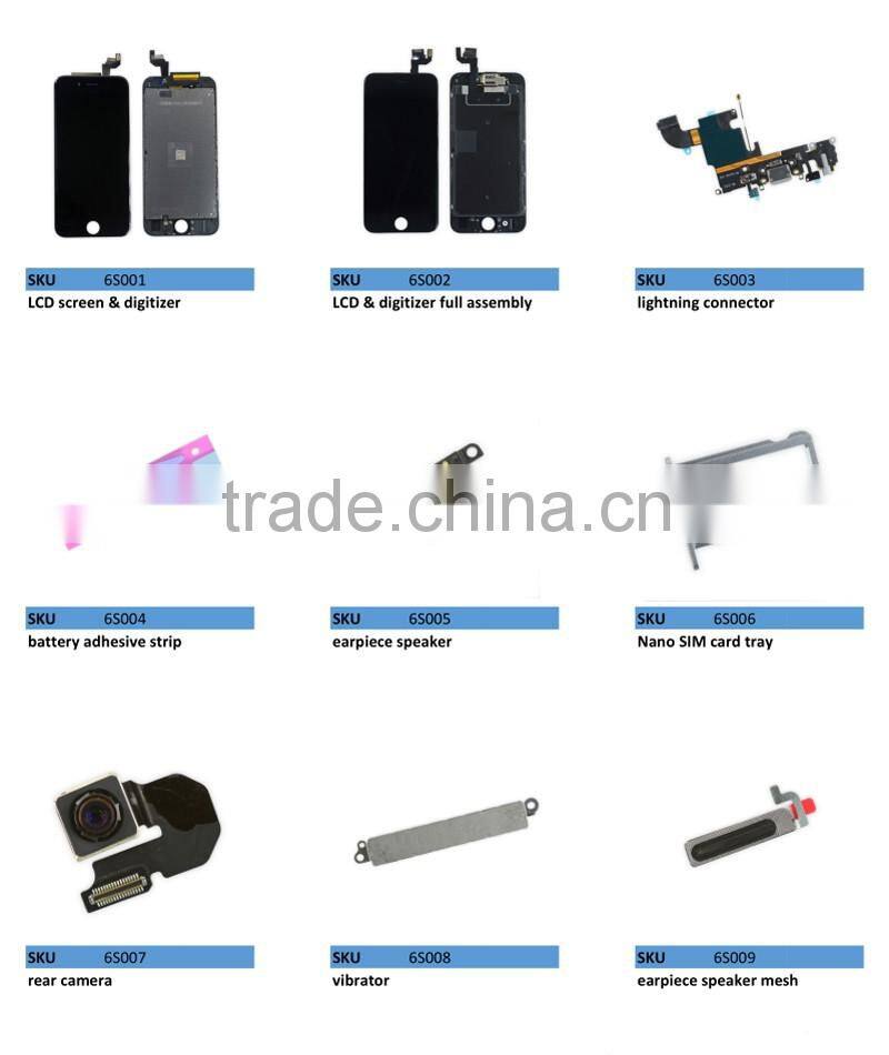 2016 4.7 inch mobile phone screw set for iphone 6s, Top quality wholesale & retail full set screws for iphone 6s