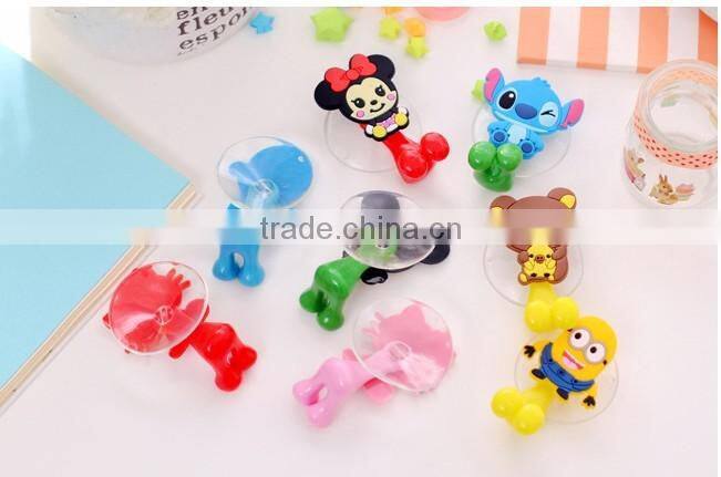 Minions Wall Mounted Silicone Rubber Toothbrush Holder For Kid