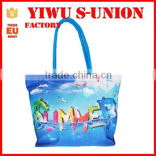 Fashion summer holiday lady handbag beach bag 2015,beach tote bag
