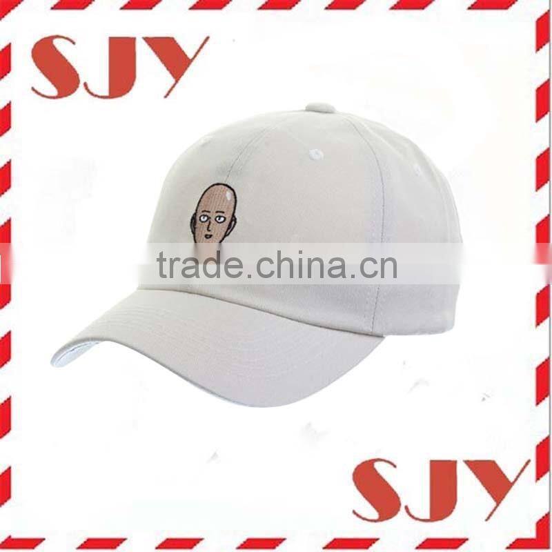Low Profile Embroidered Unstructured 6 Panel baseball cap