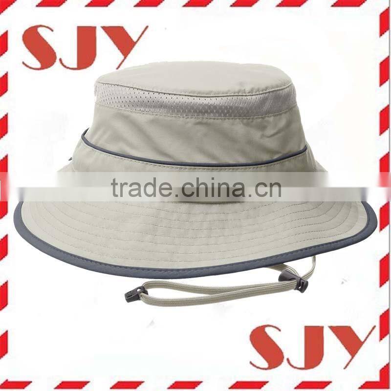 High quality sun protection 100% polyester bucket hat