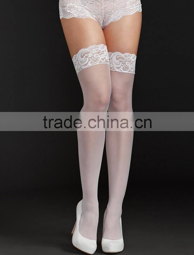 Fancy design sexy ladies tube nylon stocking